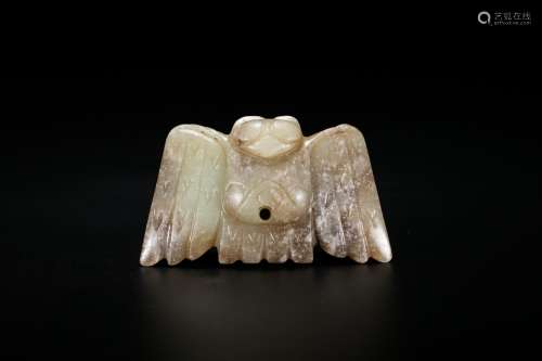 A Hongshan Culture Jade of A Bird