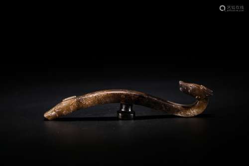 An Archaic Jade 'Dragon' Hook