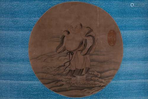 A Painting of 'Mountain And Luohan'