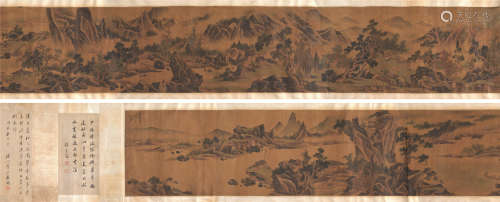沈周（1427～1509） 山水 长卷 水墨/设色纸本/绢本