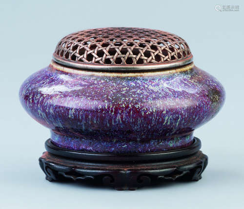 清代（1644-1911） 窑变釉香炉