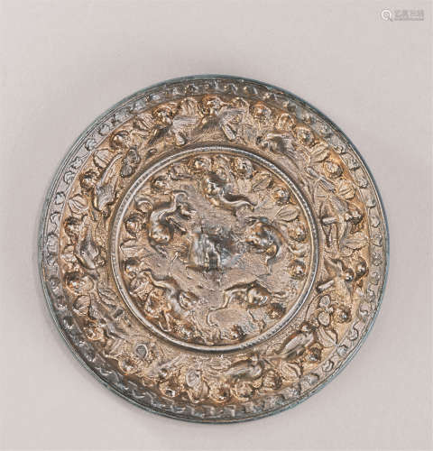 唐代（618-907） 海兽葡萄镜