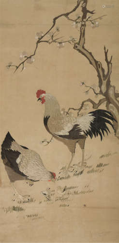 清代（1644-1911） 刺绣 大吉图