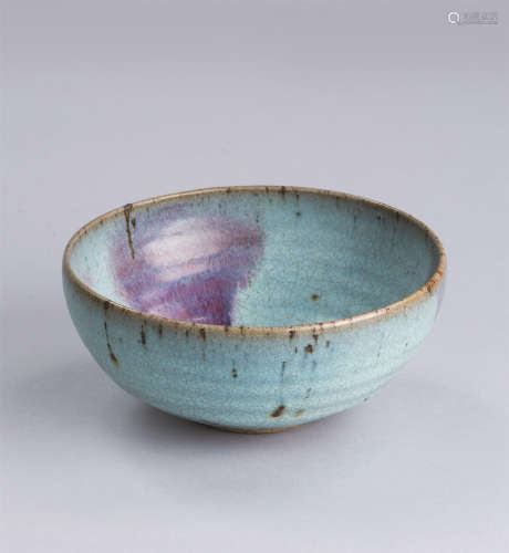 金代-元代（1115-1368） 钧窑紫斑碗