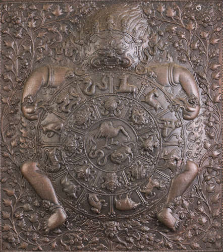 清代（1644-1911） 铜斯巴霍唐卡