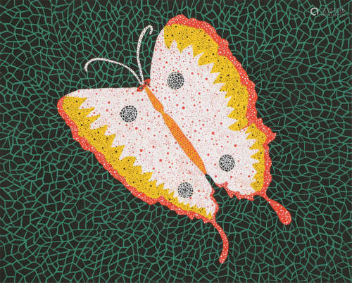 草间弥生（b.1929） 蝴蝶