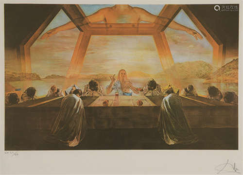萨尔瓦多·达利（1904～1986） 最后的晚餐 版画