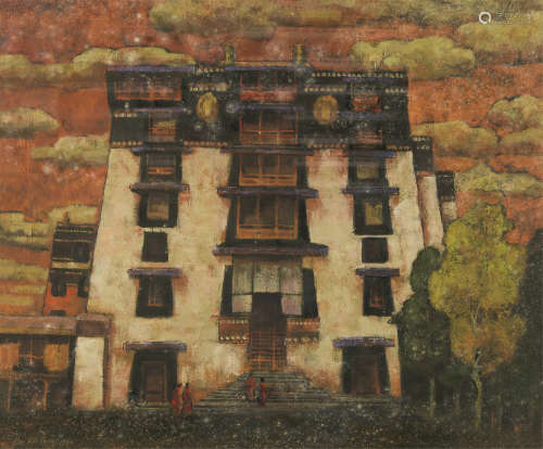 步欣农（b.1938） 圣殿 油画