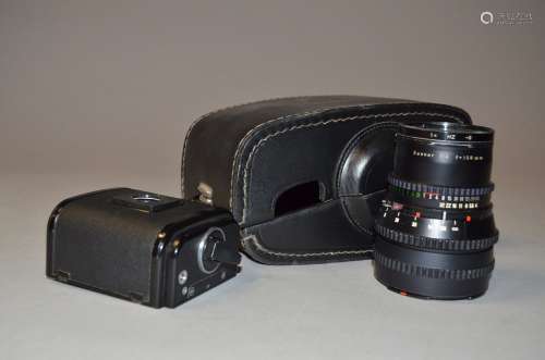 A Hasselblad Carl Zeiss Sonnar T* 150mm f/4 Medium Format Lens, serial no 5716021, Synchro-Compur