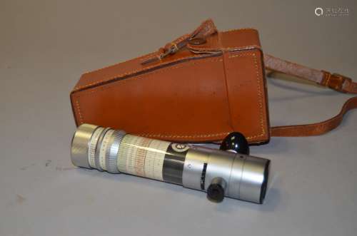 An SEI Exposure Photometer, condition VG, in maker's leather case, untested