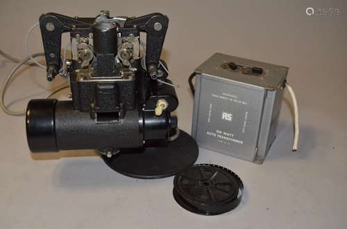 A Bell & Howell Filmo Automatic 57-A 16mm Silent Cine Projector, serial no 16889, mid 1920s, 110V,