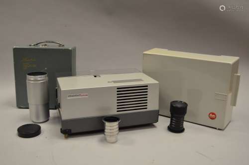 A Leitz Pradovit 35mm Slide Projector, including Leitz Wetzlar Colorplan 90mm f/2.5 lens, Minolta