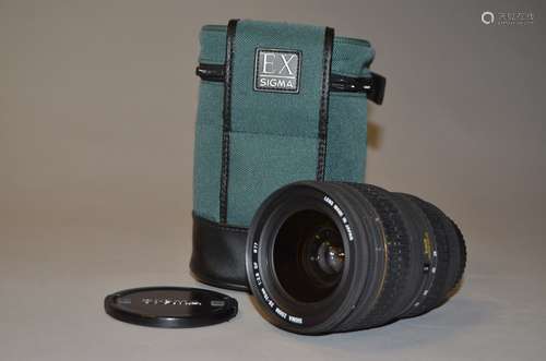 A Sigma 28-70mm f/2.8 Canon EF Mount Lens, serial no 2004499, barrel G, elements G-VG, slight dust