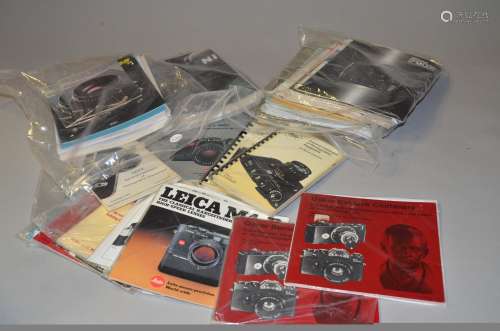 A Collection of Leica and Nikon Manufacturer's Literature, including Leitz General Catalogues (1967,