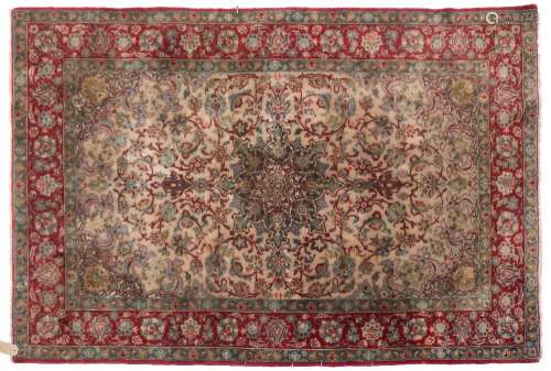 An Indo Persian rug:,