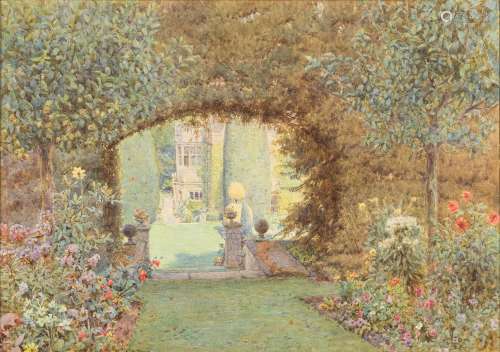 Ernest Arthur Rowe [1863-1922]- St Catherine's Court garden, Bath,