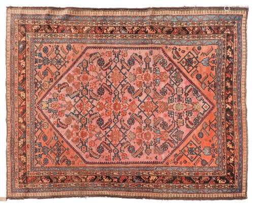 A Hamadan rug:,