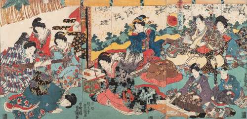 Kunisada, 'The First Month',