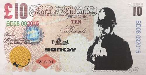 BANKSY (d’apres)(D'après) Banksy (né en 1975) ...