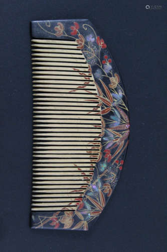 Japanese lacquer comb.