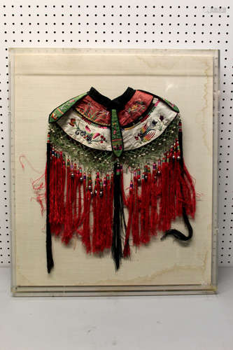 Chinese antique embroidery cape