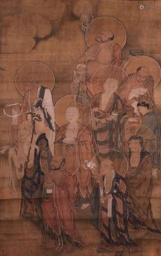 Chinese painting scroll.