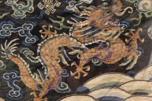 Chinese antique imperial Keshi embroidery piece.