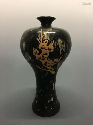 Chinese Cizhou Kiln 'Flower' Vase