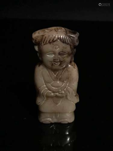 Chinese Jade Child Carving