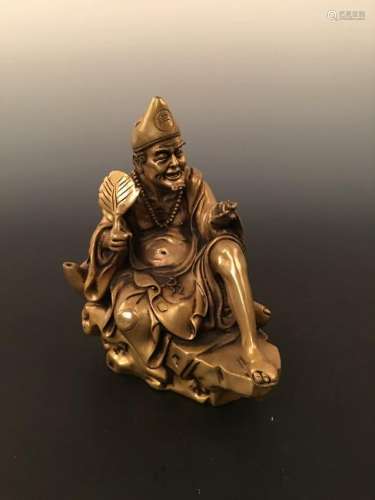Gilt Bronze Ji Gong