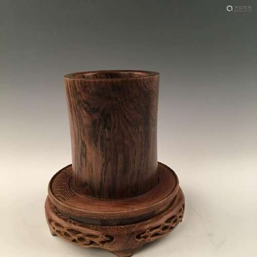 Chinese Rosewood Brushpot