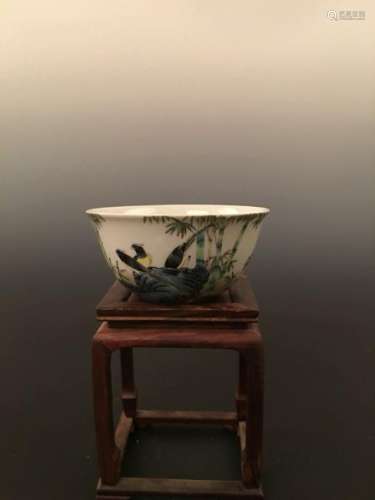 A Rare Chinese Enamel Tea Cup