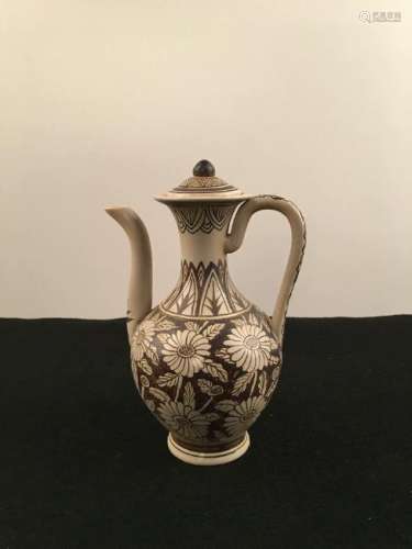 Chinese Ci Zhou Ware Porcelain Water Pot