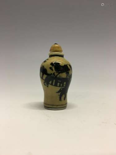 Chinese Porcelain Snuff Bottle