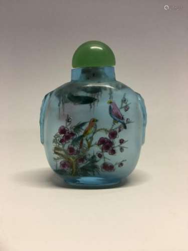 Glass Snuff Bottles with Pictures inside