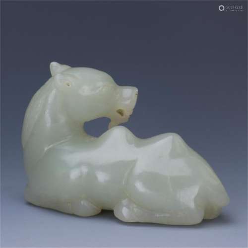 CHINESE JADE COUCHING CAMEL