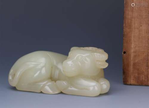 CHINESE JADE COUCHING OX