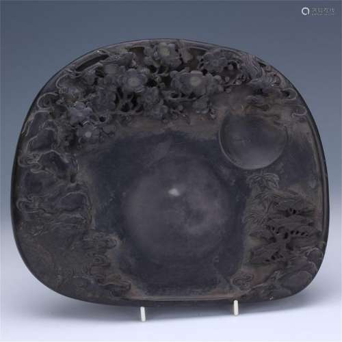 CHINESE DUAN STONE INKSTONE