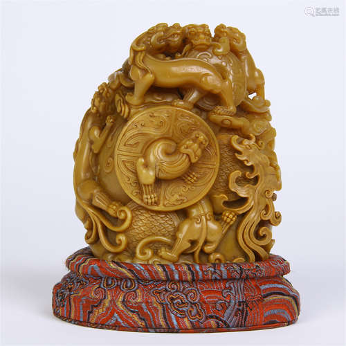 CHINESE TIANHUANG DRAGON SEAL