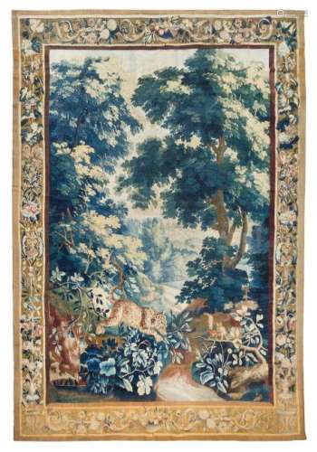* A Beauvais Wool and Silk Tapestry 10 feet 6 inches x