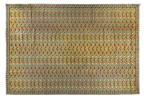 A Continental Wool Rug 12 feet x 6 feet 10 inches.