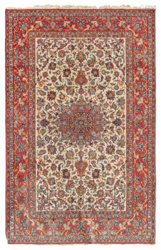 A Sino-Persian Wool Rug 7 feet 5 inches x 4 feet 11