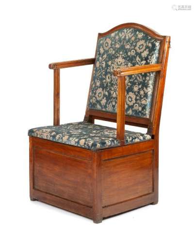 A French Provincial Walnut Metamorphic Bed Chair Height