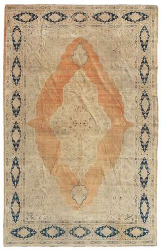 A Tabriz Wool Rug 16 feet 2 inches x 10 feet 9 inches.