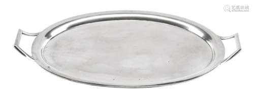 An Austro-Hungarian Silver Tray, Vienna, Late