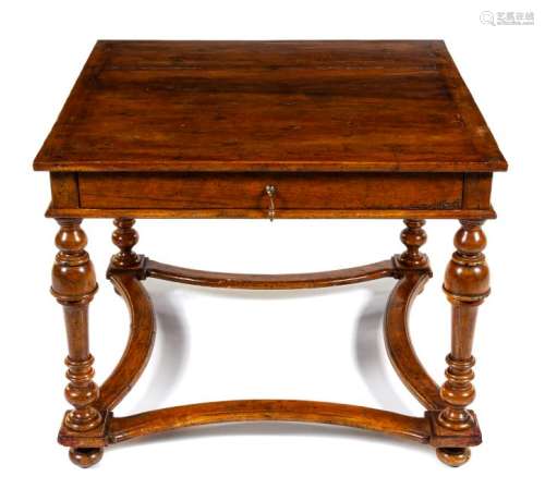 A William and Mary Style Table Height 27 1/4 x width 33