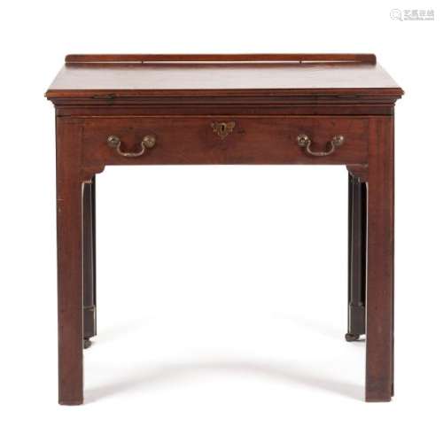 A George III Mahogany Architect's Desk Height 33 x
