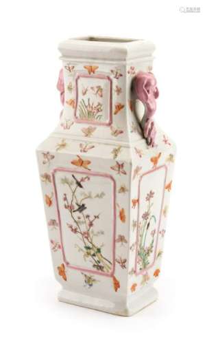 A Chinese Porcelain Vase Height 16 inches.