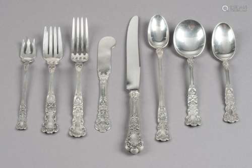 An American Silver Flatware Service, Gorham Mfg. Co.,