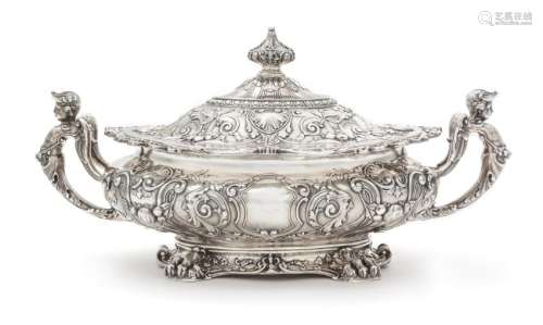 * An American Silver Covered Dish, Gorham Mfg. Co.,
